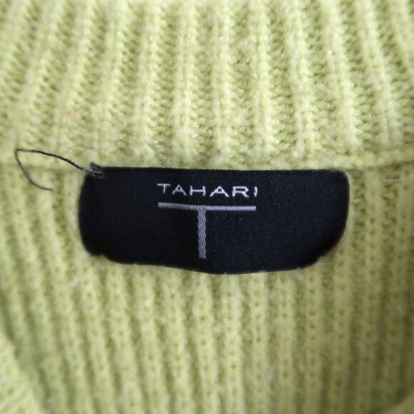 Tahari Lime Green Sweater - Size Medium - Picture 4 of 9